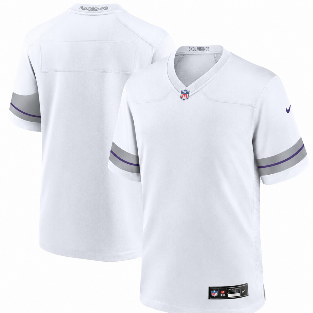 Minnesota Vikings Nike Customizable Game Jersey – White